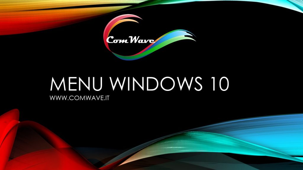 menu windows 10