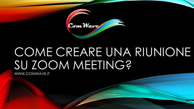 Scopri di più sull'articolo 1 – Come creare una riunione su Zoom Meeting?