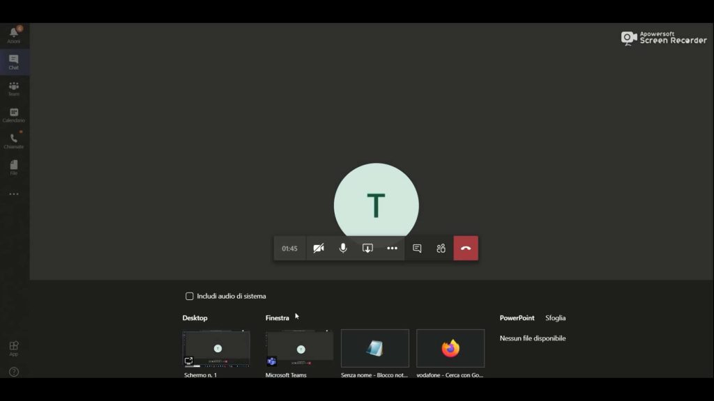 Microsoft Teams Condivisione Schermo: come condividere il Desktop