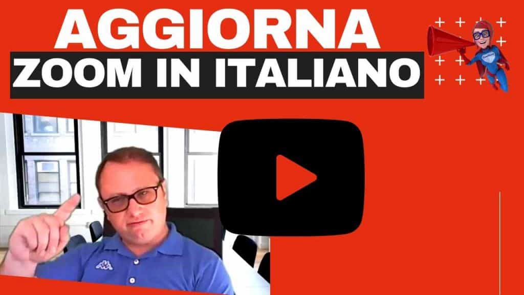 Aggiornare Zoom in italiano Come impostare Zoom meeting in italiano zoom meeting italiano